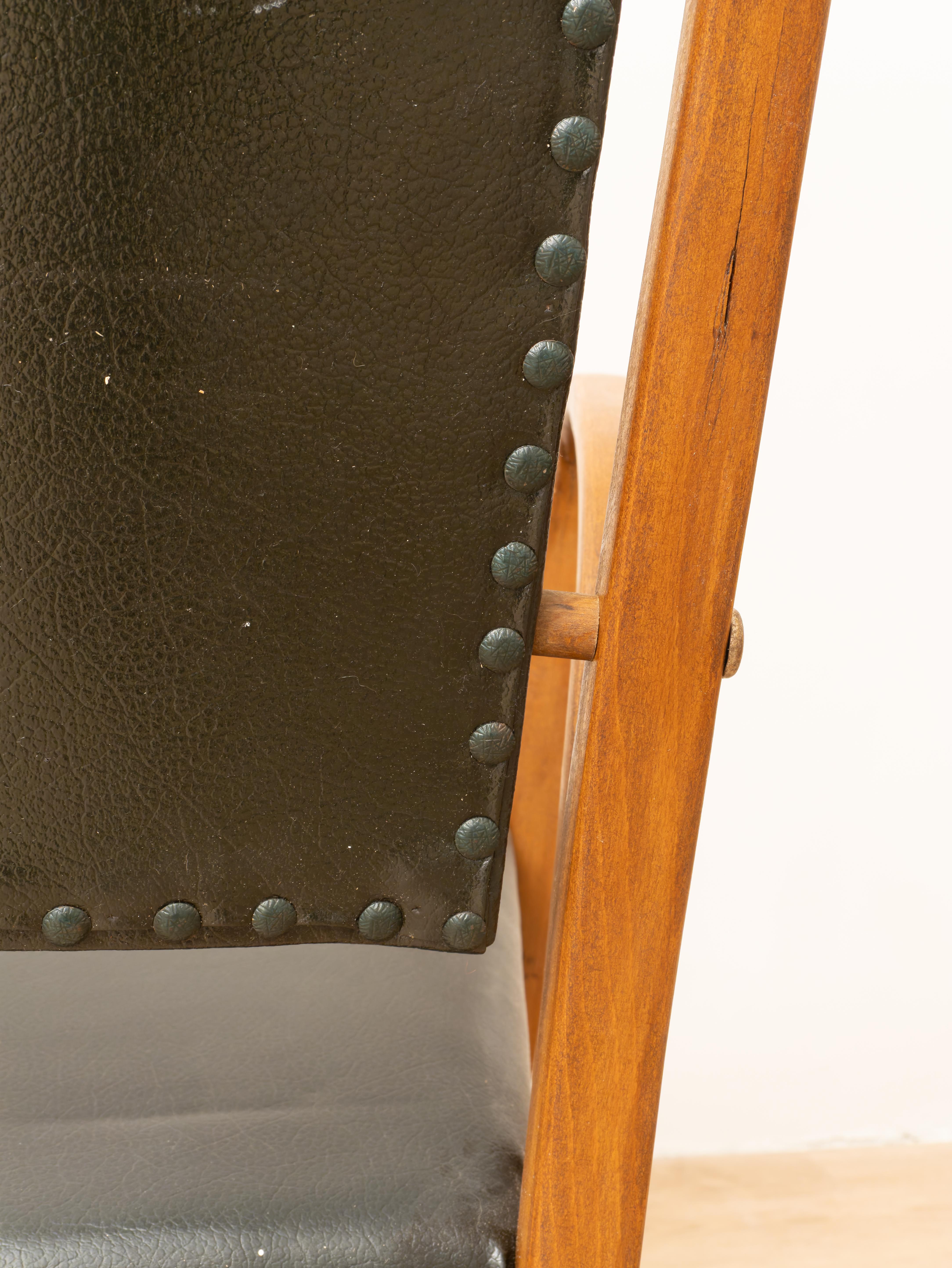 Paire de fauteuils de Luigi Ricci, années 1950 en vente 5