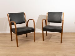 Paire de fauteuils de Luigi Ricci, années 1950