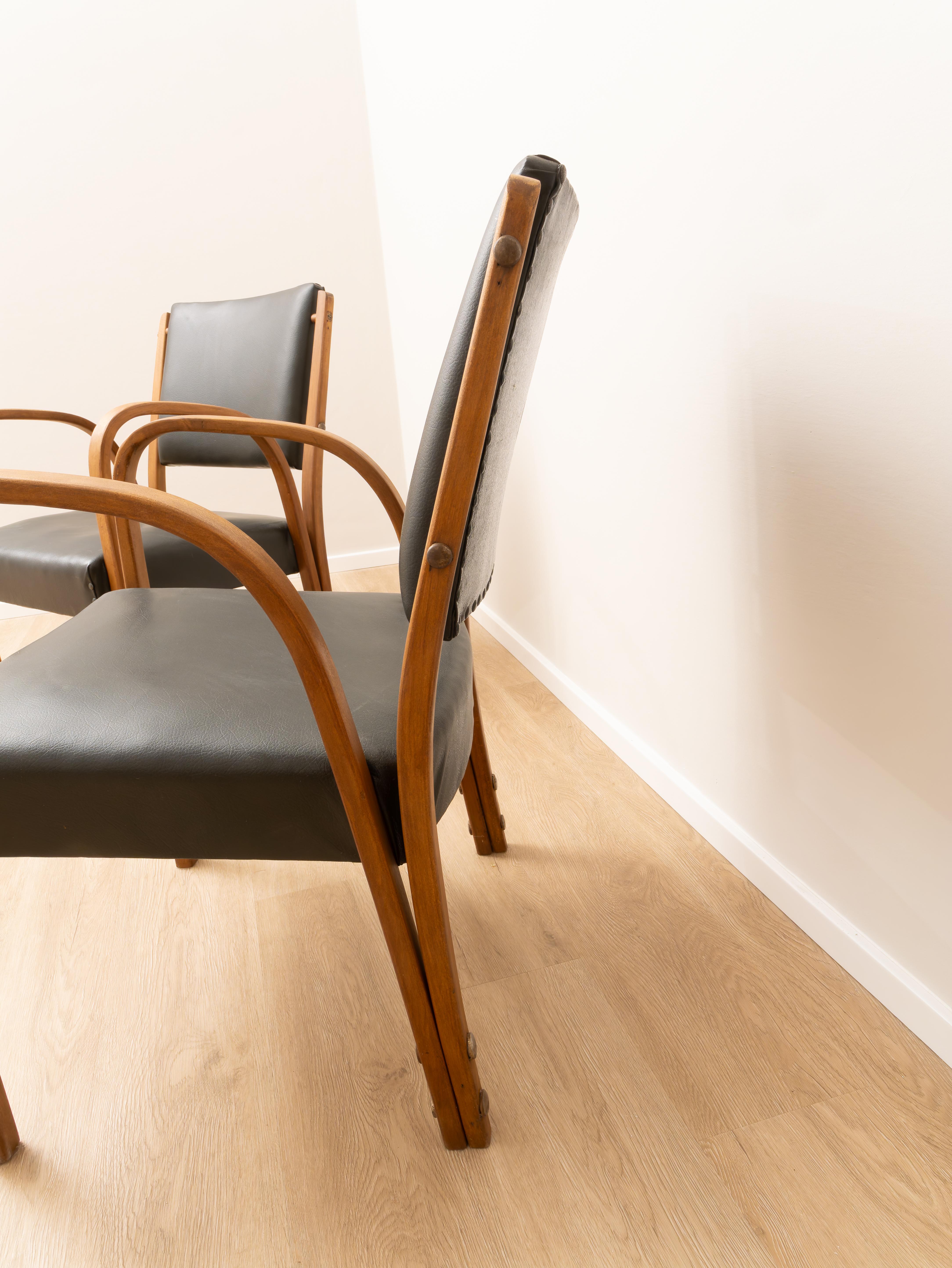 Italian Paire de fauteuils de Luigi Ricci, années 1950 en vente