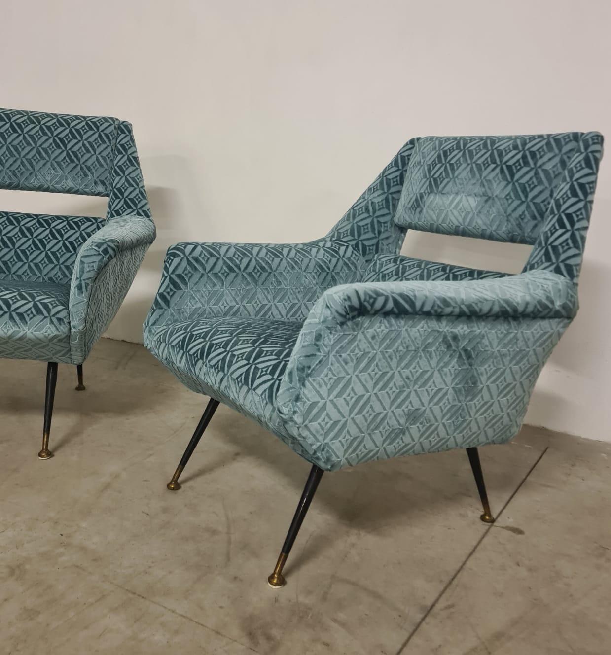 Paire de fauteuils Gigi Radice pour Minotti Excellent état - En vente à Torino, IT