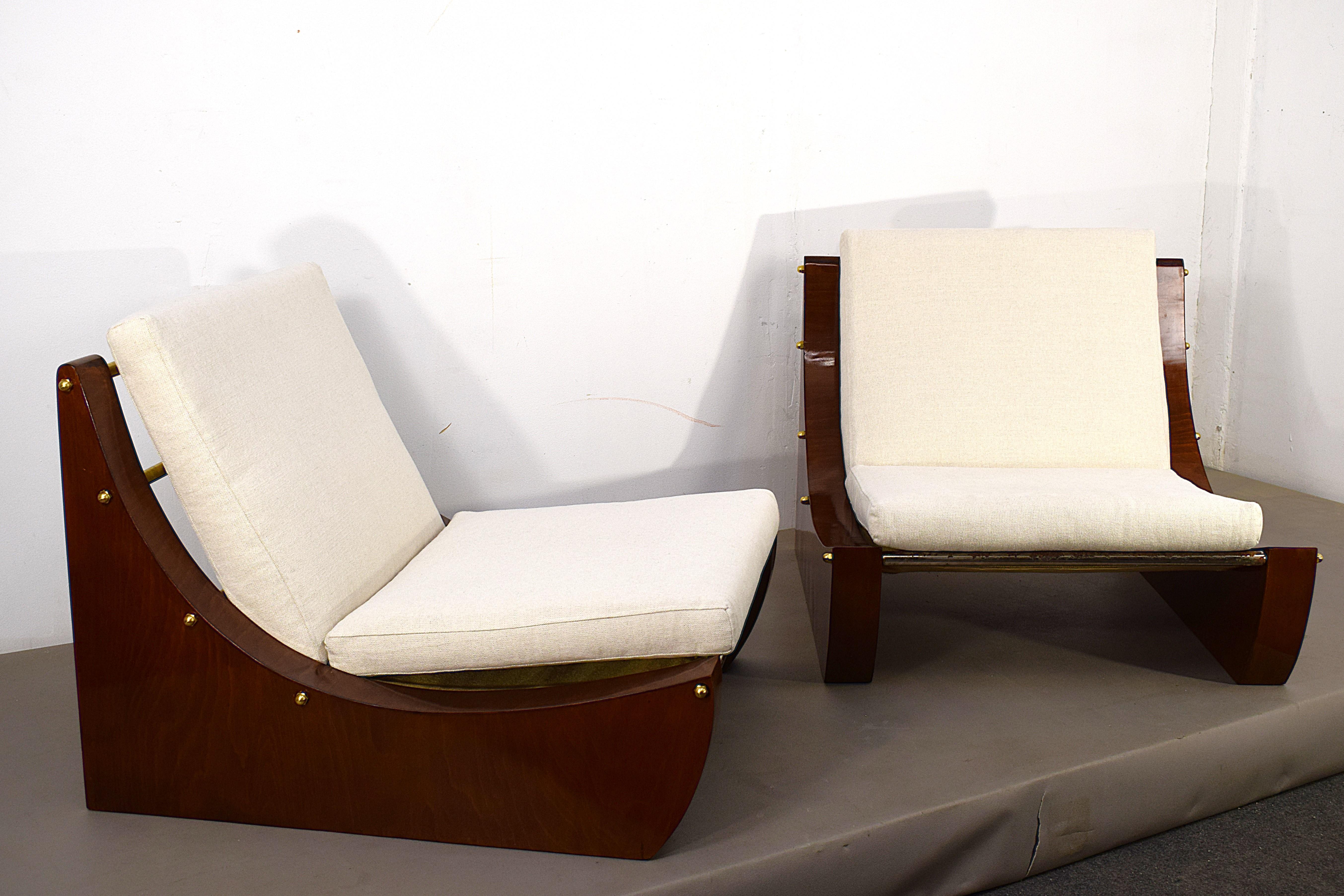 Coppia poltrone, Italia 1970 en venta 4