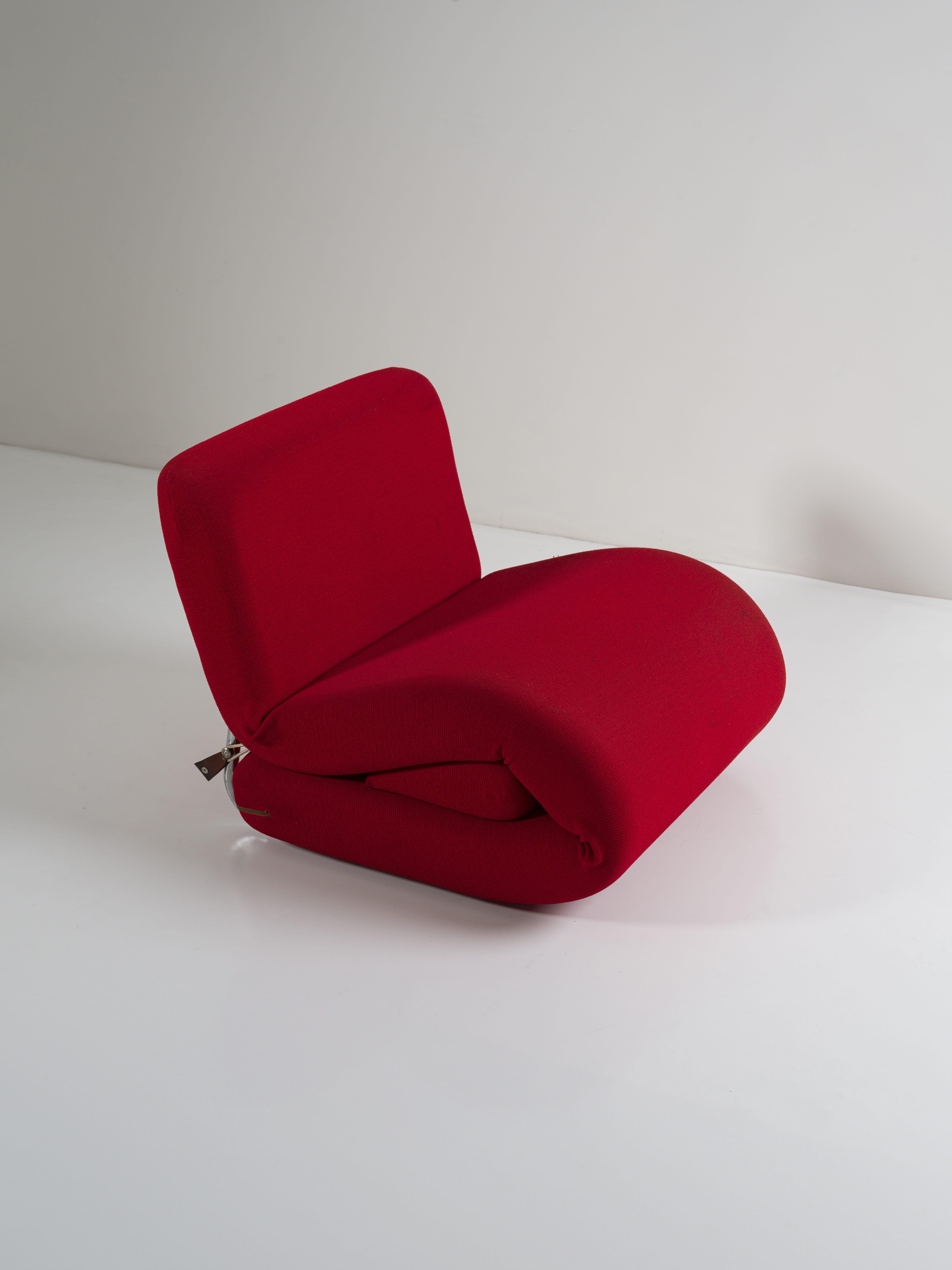 Coppia poltrone-letto mod. Poppy Antonio Citterio Paolo Nava per 4p Italy 1970 en venta 4