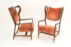Pair of armchairs mod. "Triennale," Design Gio Ponti, ISA production, Italy 1951