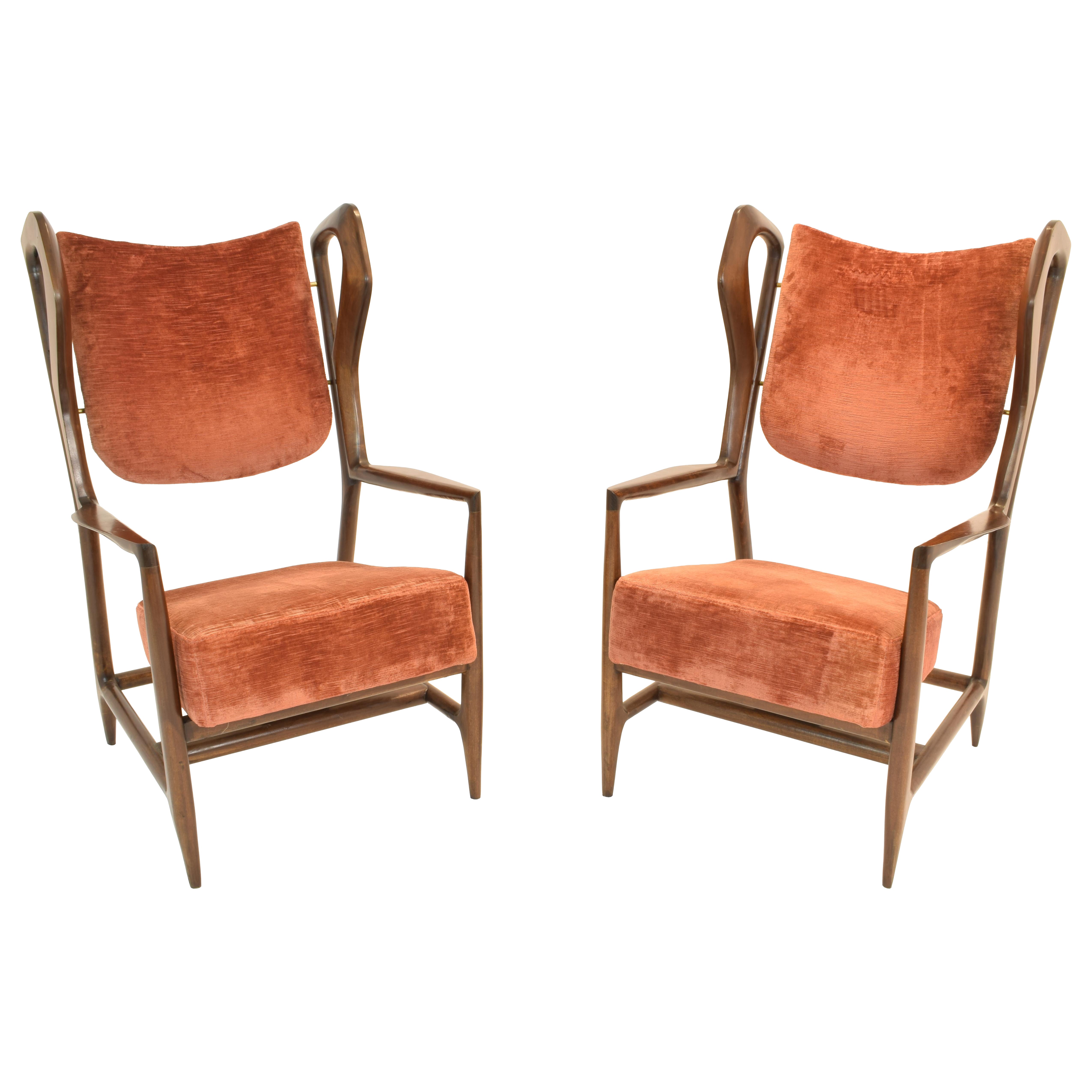 Paire de fauteuils mod. 
Triennale
, Design Gio Ponti, Production ISA, Italie 1951 en vente