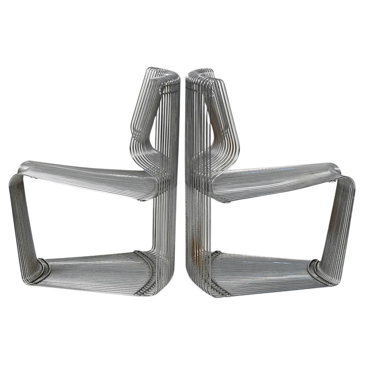 Coppia poltrone "Pantonova" di Verner Panton