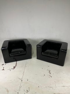 Pair of armchairs Throw Away Zanotta Willie Landels 60s' vintage design