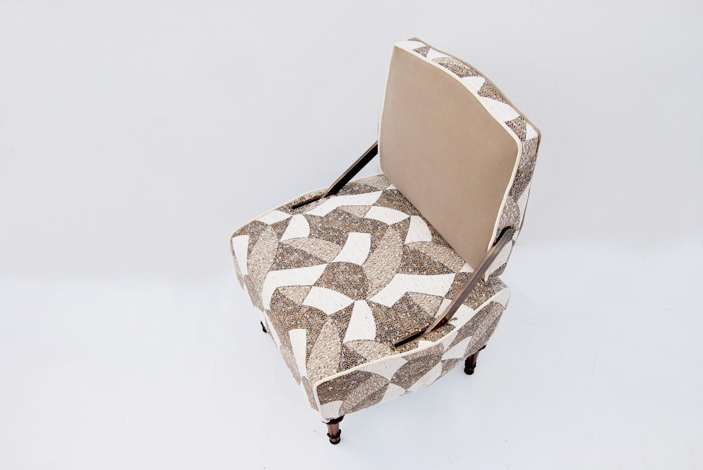 Coppia Poltrone Vintage mit schienale-Doppelseitigem Zifferblatt (Moderne der Mitte des Jahrhunderts) im Angebot