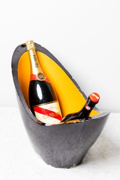 Pair Painted Steel Champagne Coolers "Veuve Clicquot"