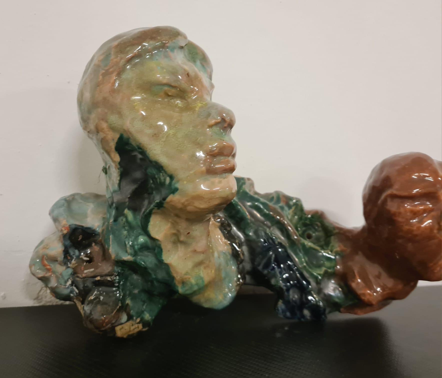 Paire de sculptures en terre cuite de Savino Tripodi en vente 12