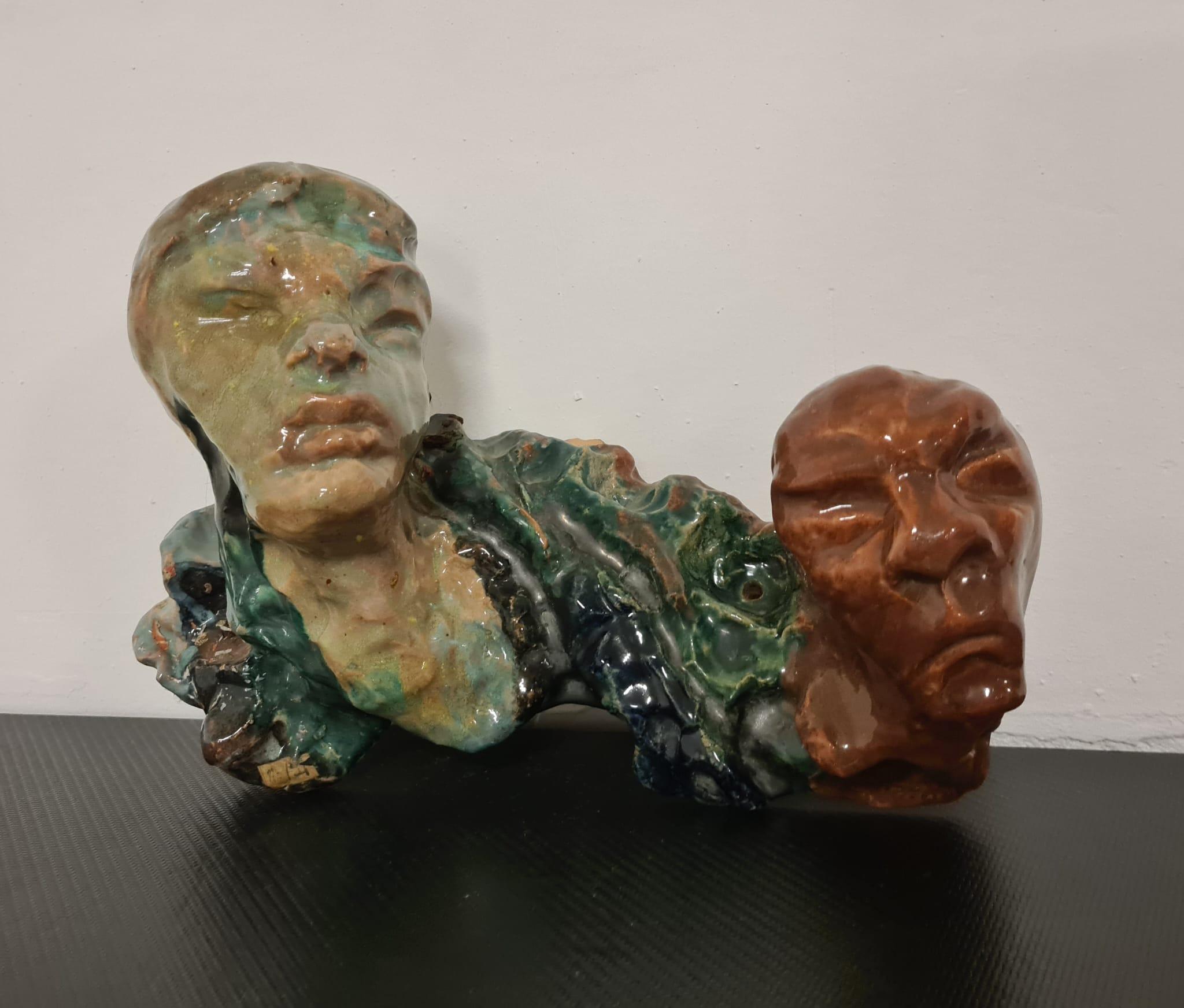 Paire de sculptures en terre cuite de Savino Tripodi en vente 13