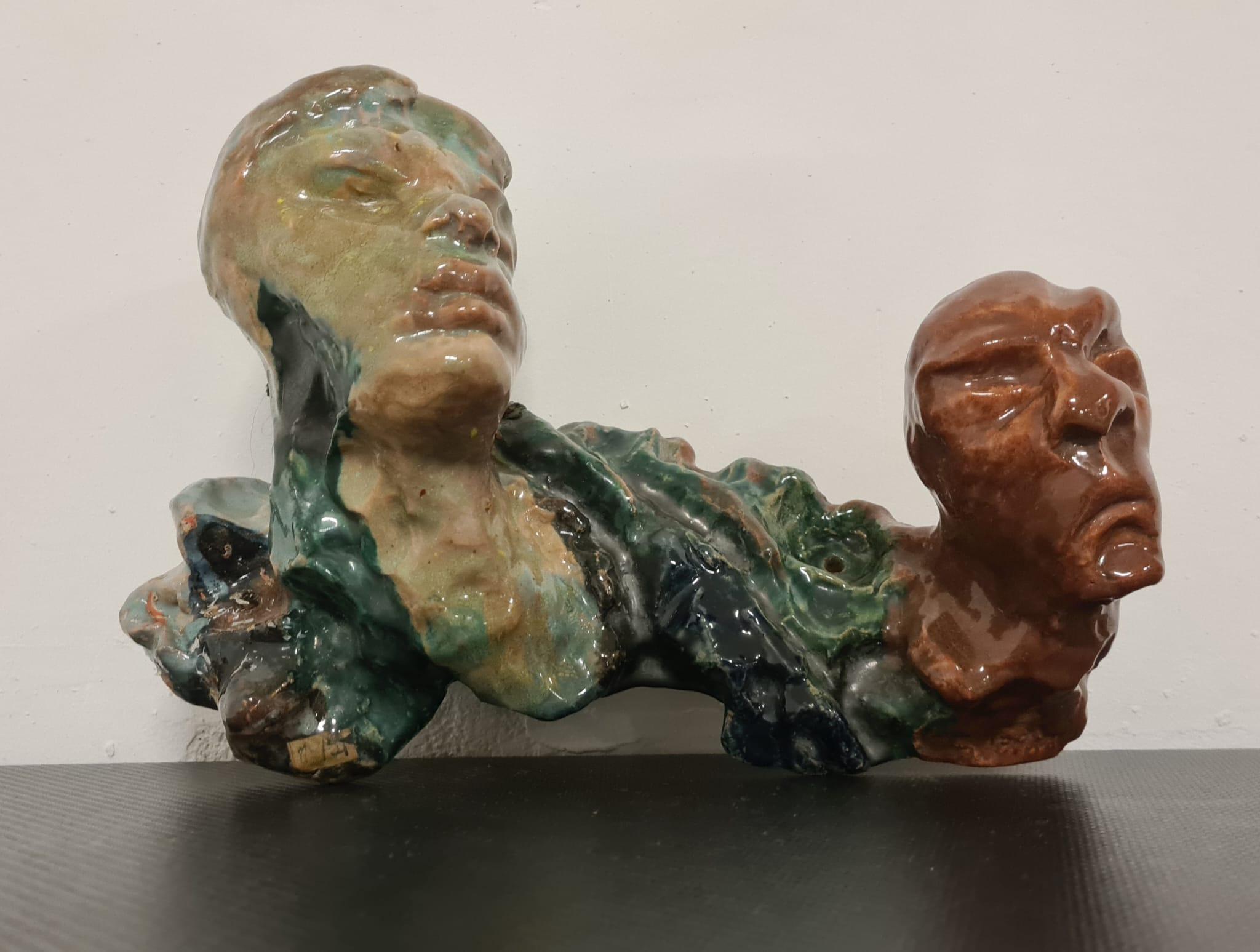 Paire de sculptures en terre cuite de Savino Tripodi en vente 14