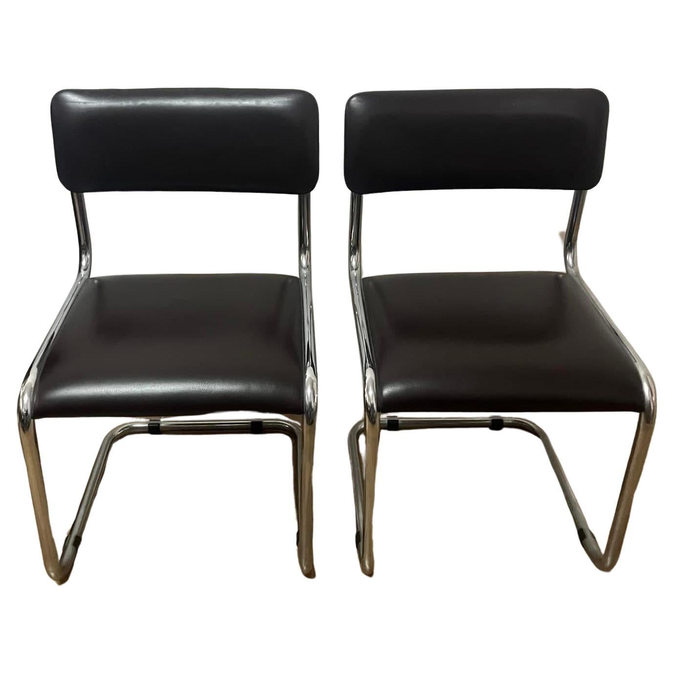 Pair of Bauhaus Chairs For Sale