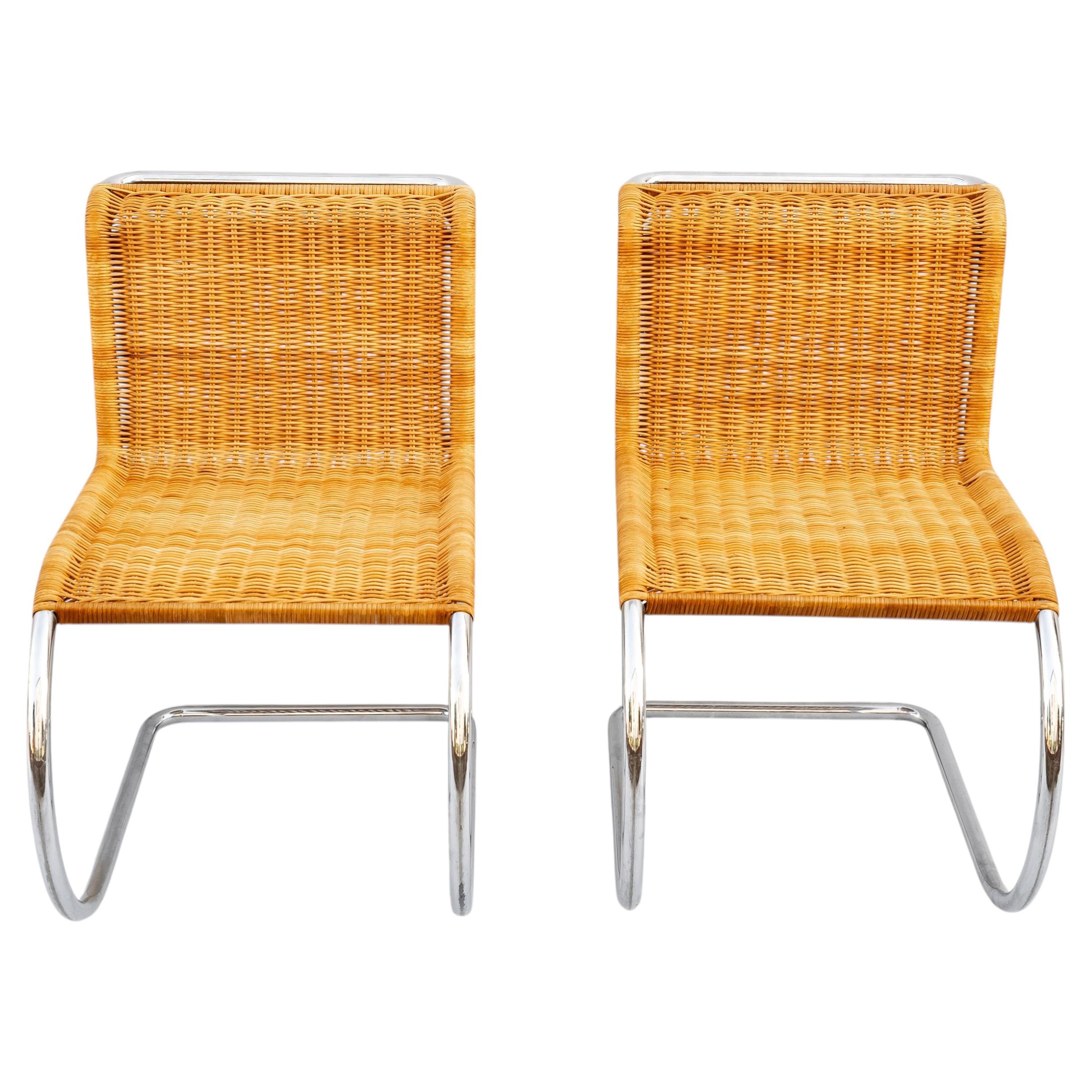 Paire de chaises MR10 de Ludwig Mies van der Rohe, années 1960