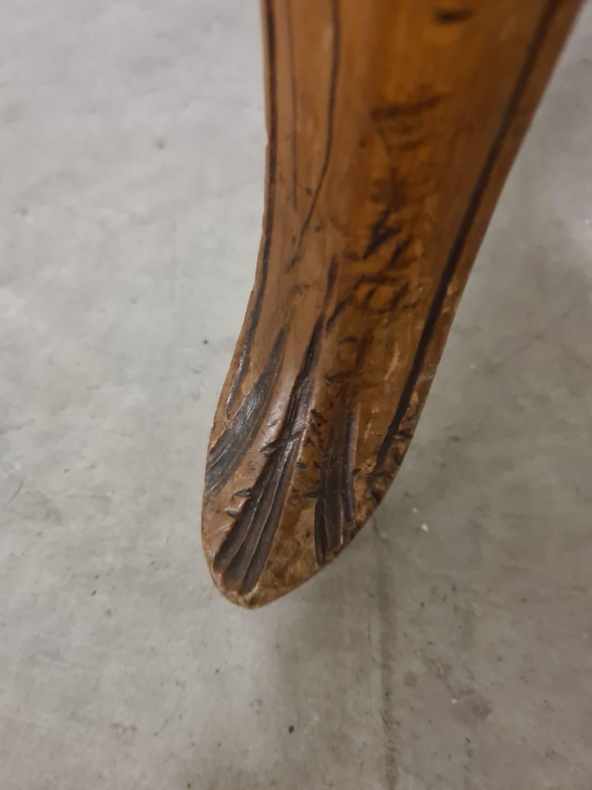 Paire de chaises hautes baroques du XVIIIe siècle en vente 13
