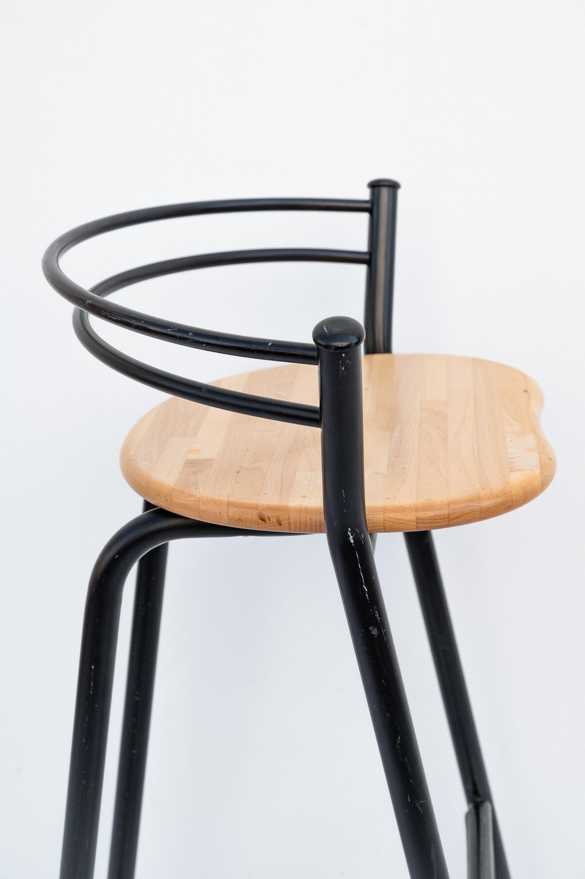 Coppia Sgabelli MAT di Gianni Pareschi per Ciatti, Anni '80 Moderno de mediados de siglo en venta