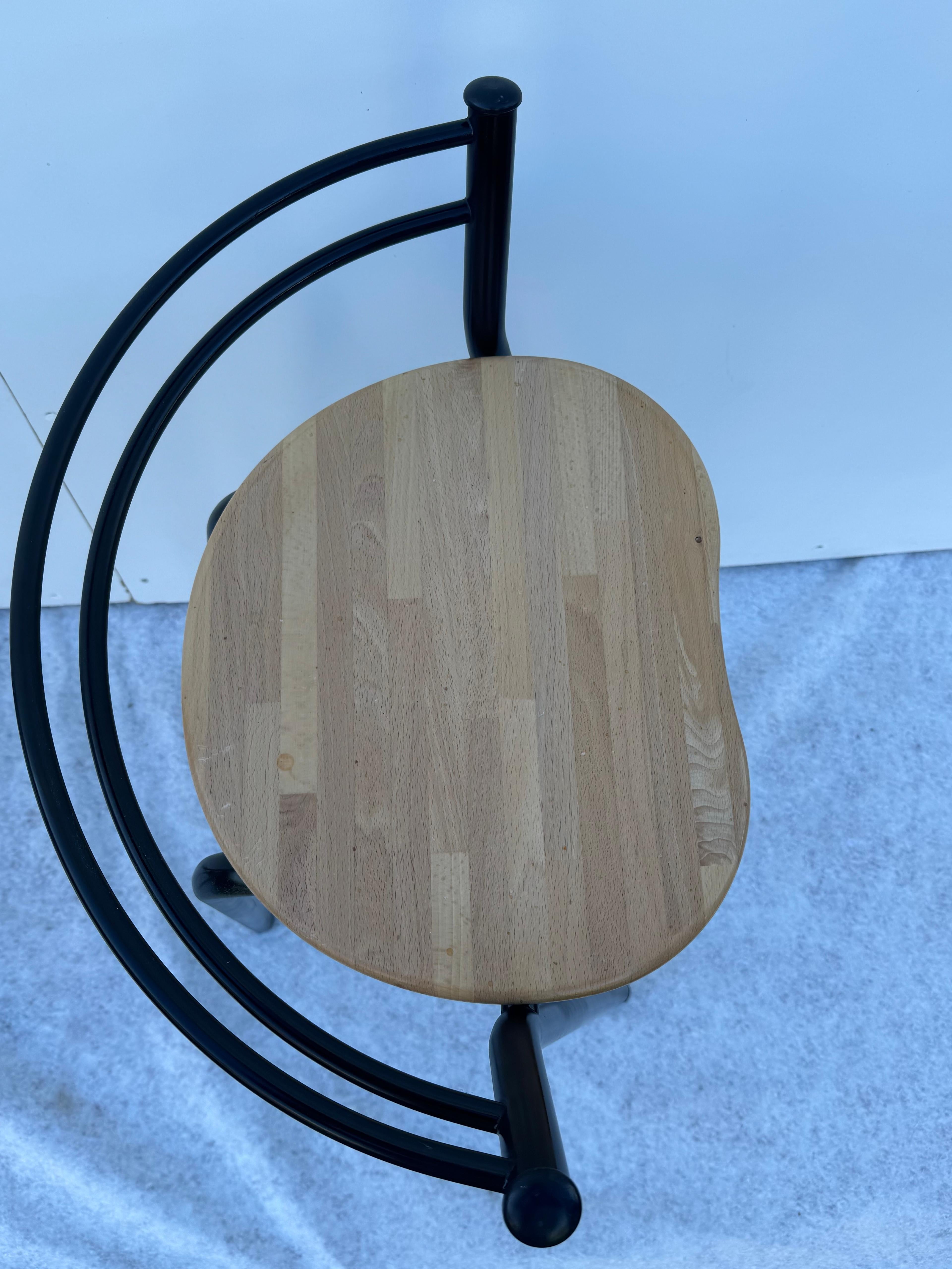 Coppia Sgabelli MAT di Gianni Pareschi per Ciatti, Anni '80 Acero en venta