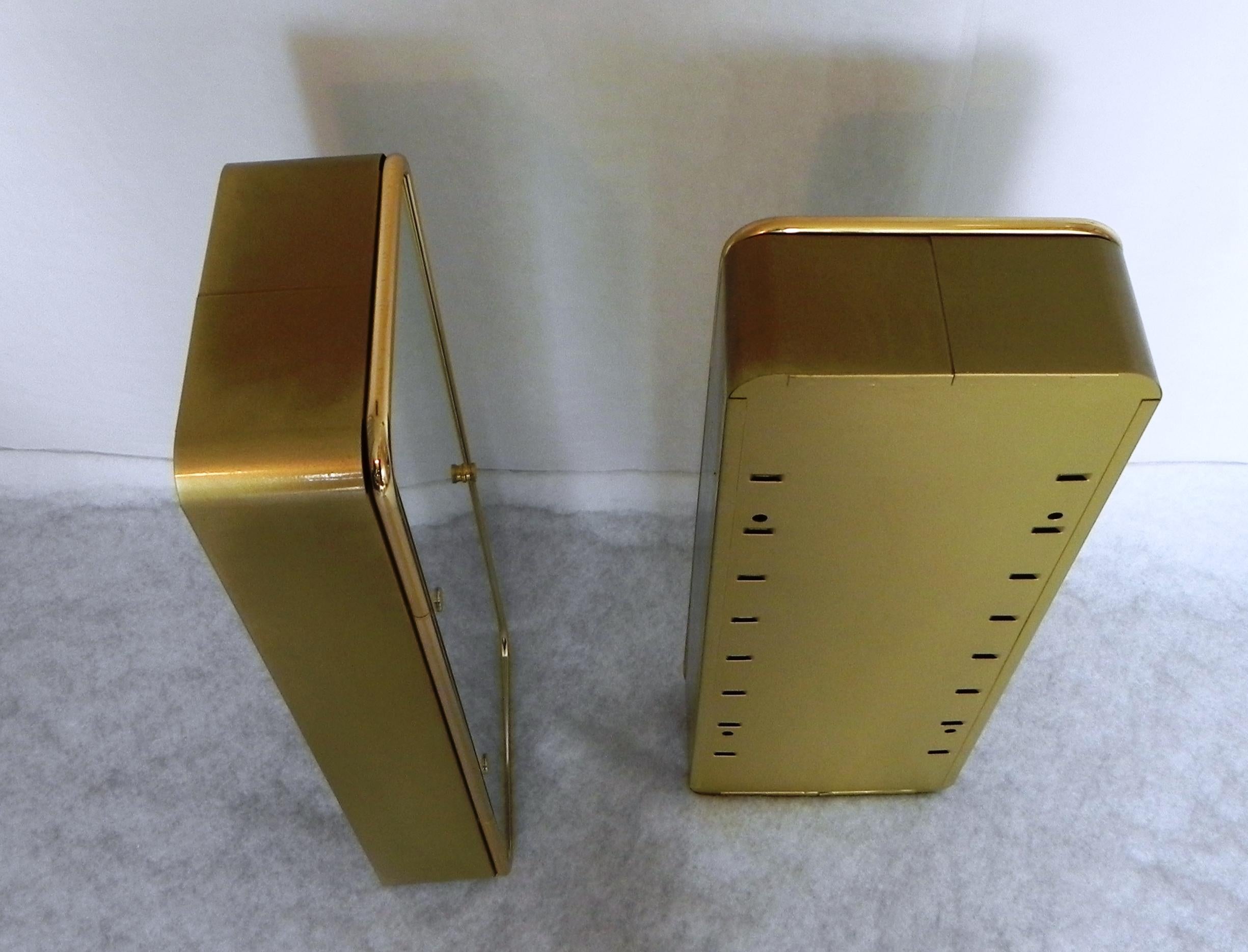 pair of mirrors - bathroom cabinets, Gold For Sale 1