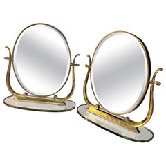 Coppia Specchi da tavolo Art Deco anni '40