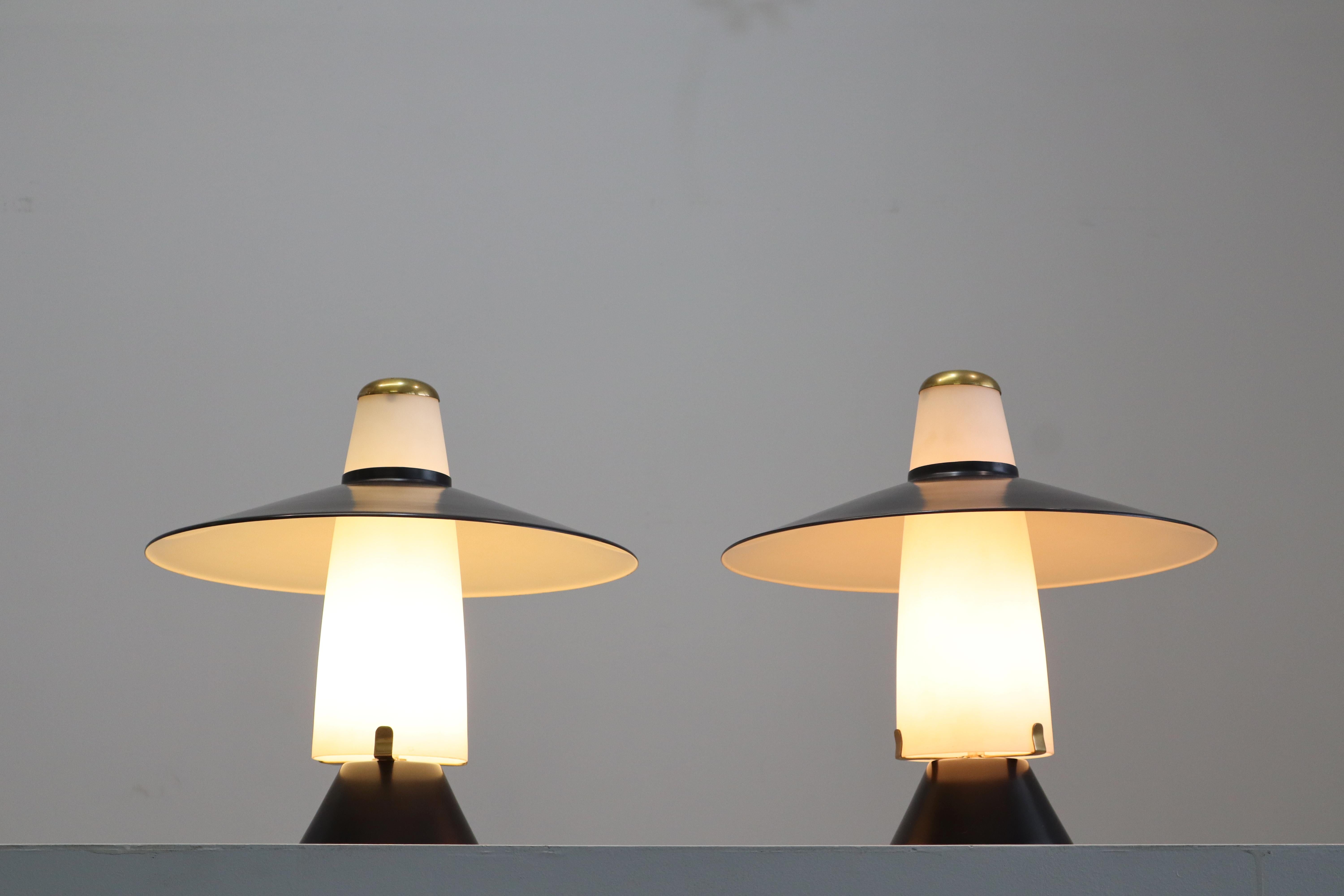 Paar Stilnovo Tischlampen im Angebot 2
