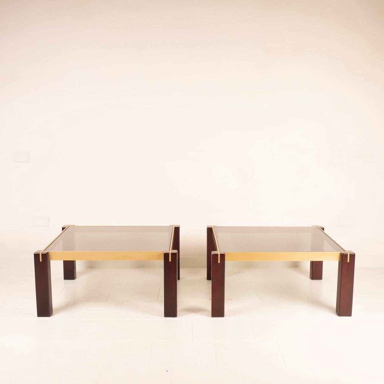Exclusive pair of low tables from the 