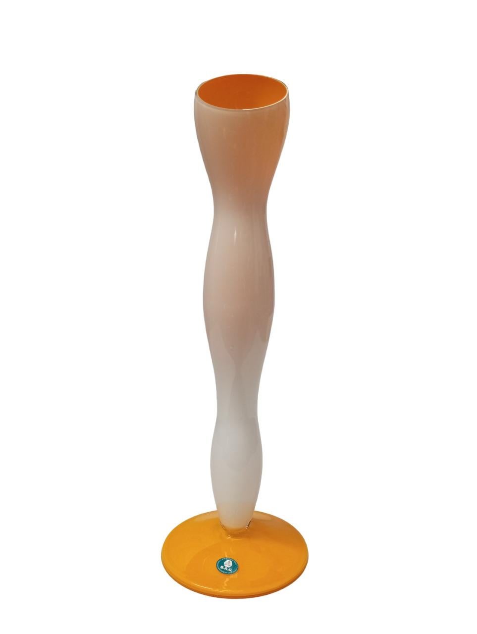 Late 20th Century Coppia vasi Barovier & Toso B.A.G. anni ‘80 in vendita