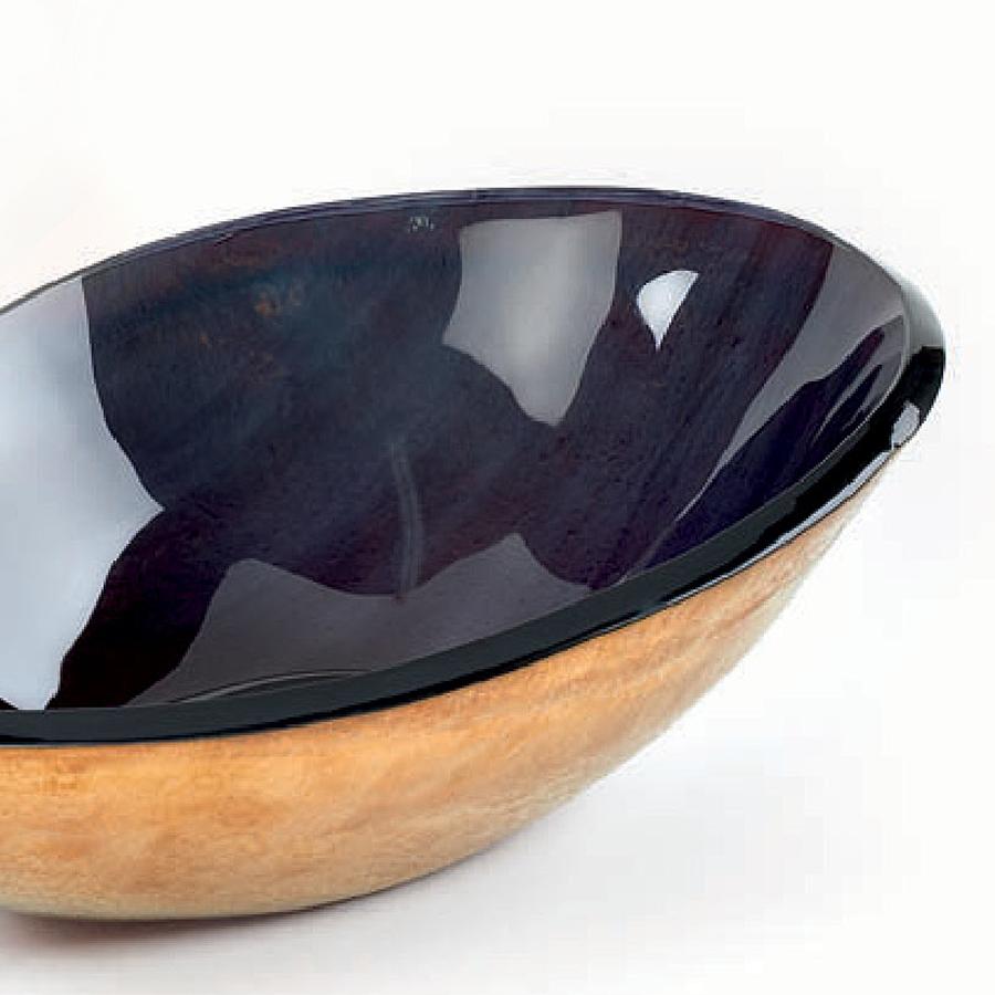 Coppola Black Bronze Glass Bowl In New Condition For Sale In Paris, FR