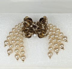 Coppola e Toppo Beaded Bow Brooch
