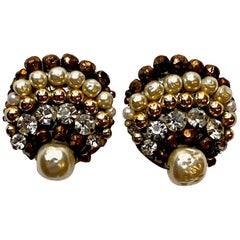 Coppola e Toppo Crystal, Baroque Pearl & Rhinestone Earrings