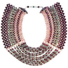 Vintage Coppola e Toppo Large Bead 1960/70s Collar