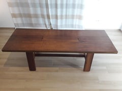Coppola Mid-Century Modern Large Walnut Dining Table for Bernini, Italy