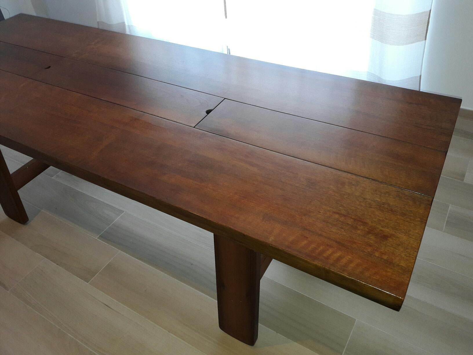 Coppola Mid-Century Modern Large Walnut Dining Table for Bernini, Italy In Excellent Condition For Sale In Cassina de'Pecchi, IT