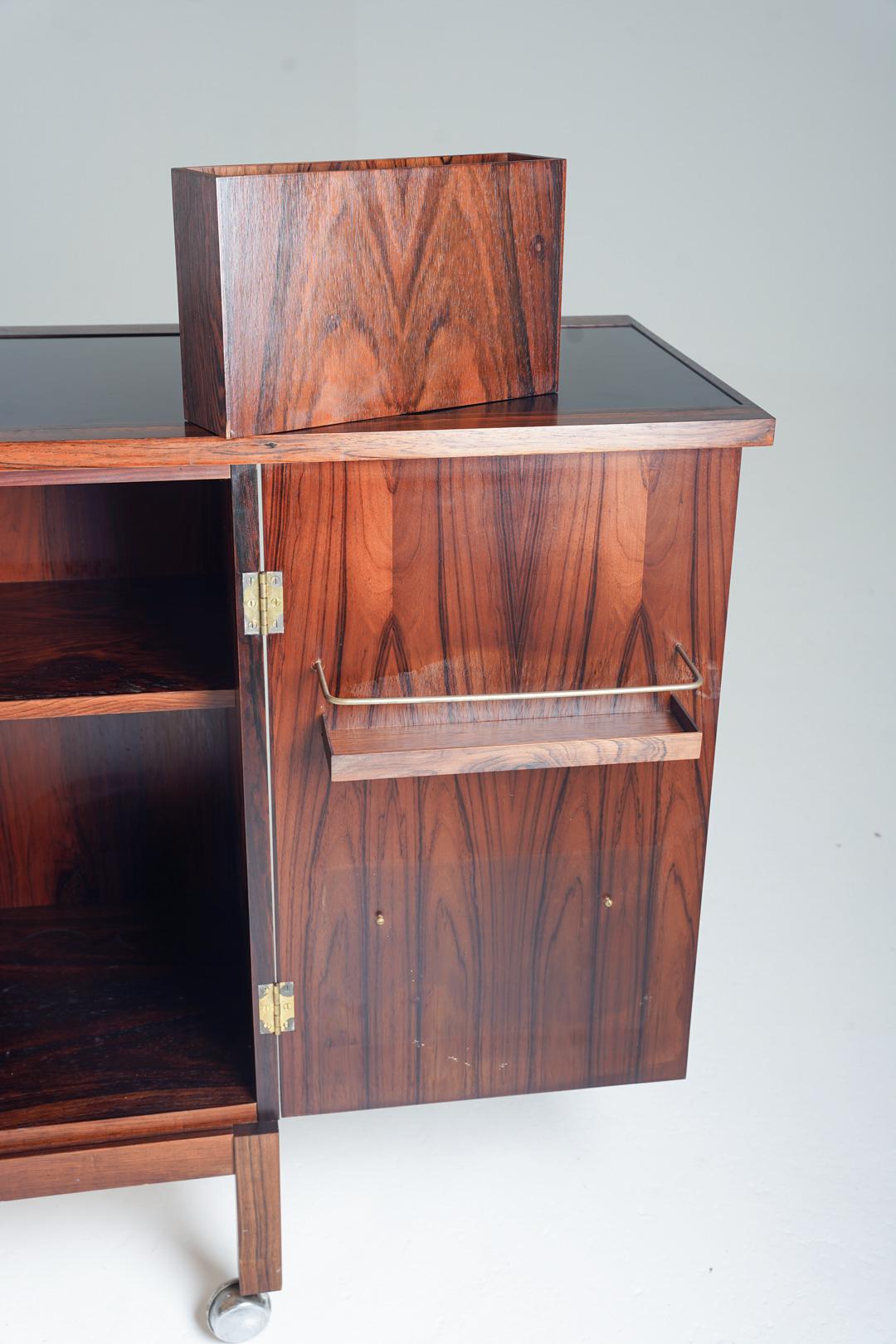 Bar Cabinet by Torbjørn Afdal for Bruksbo, Norway, 1960s For Sale 7