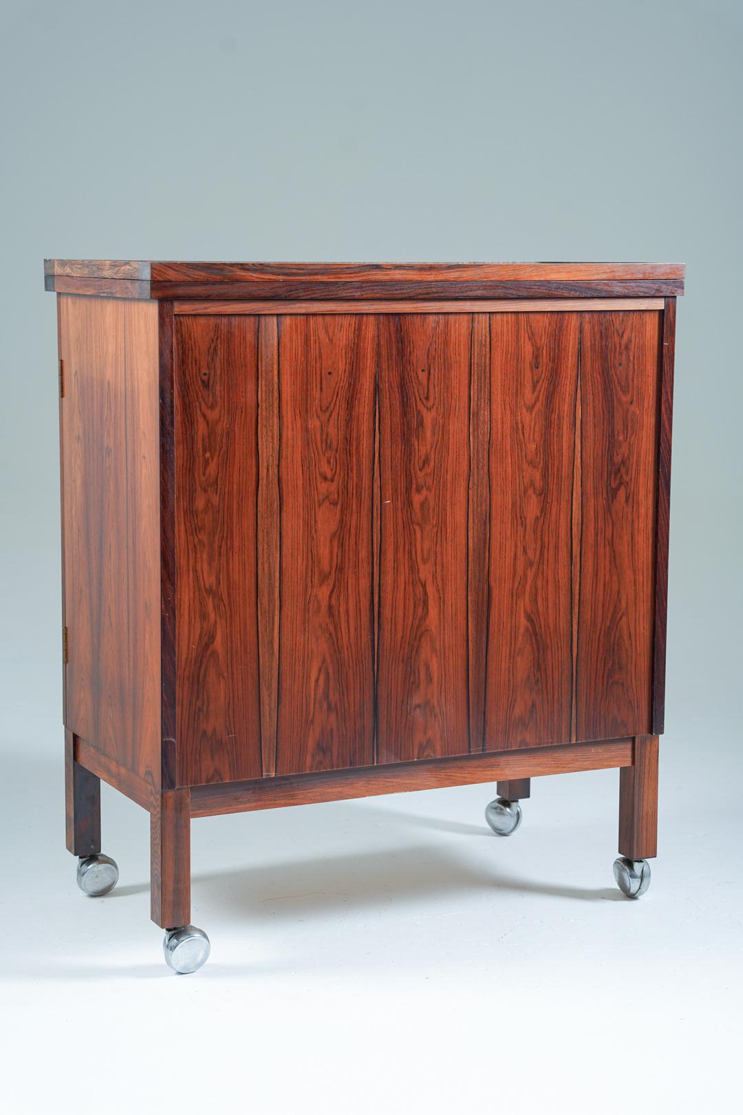 Bar Cabinet by Torbjørn Afdal for Bruksbo, Norway, 1960s In Good Condition For Sale In Karlstad, SE