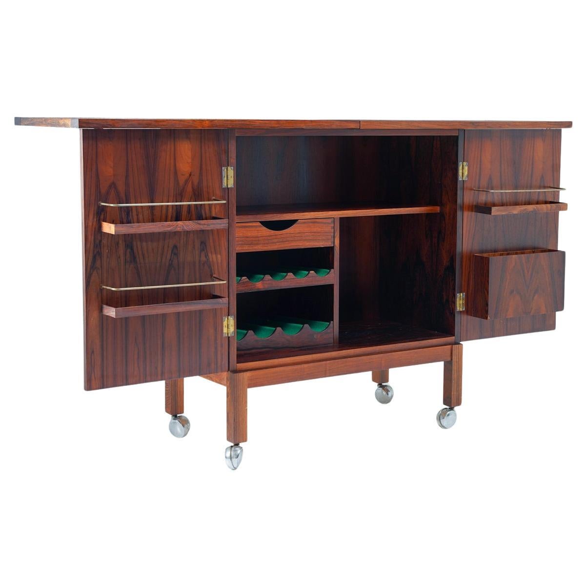 Bar Cabinet by Torbjørn Afdal for Bruksbo, Norway, 1960s For Sale