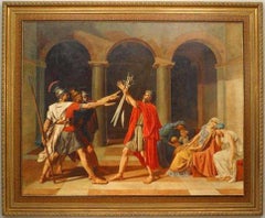 Copy of a Painting "The Oath of the Horatii- 1784"