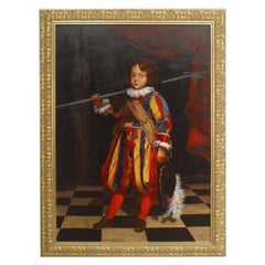 Young Rospigliosi Boy Portrait, Rococo Style, Late 20th Century
