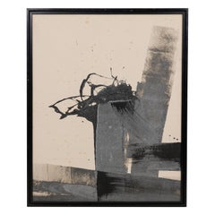 Vintage Copy of Abstract Expressionist Painting