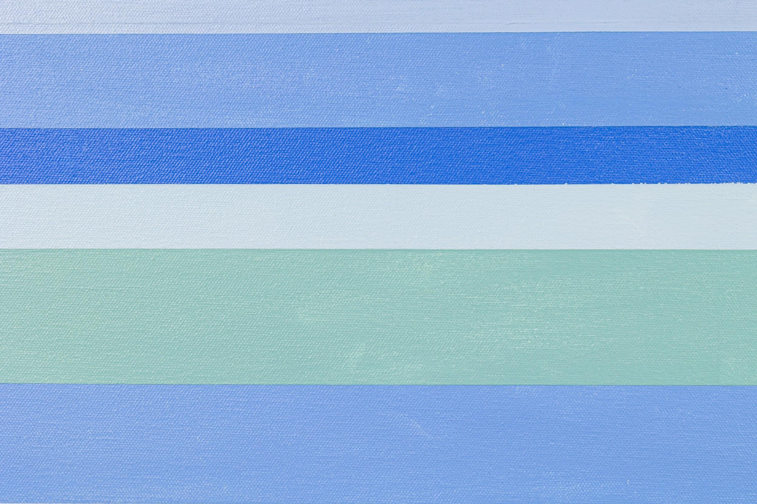 Copy of Alternating Colors Painting In Good Condition For Sale In Queens, NY