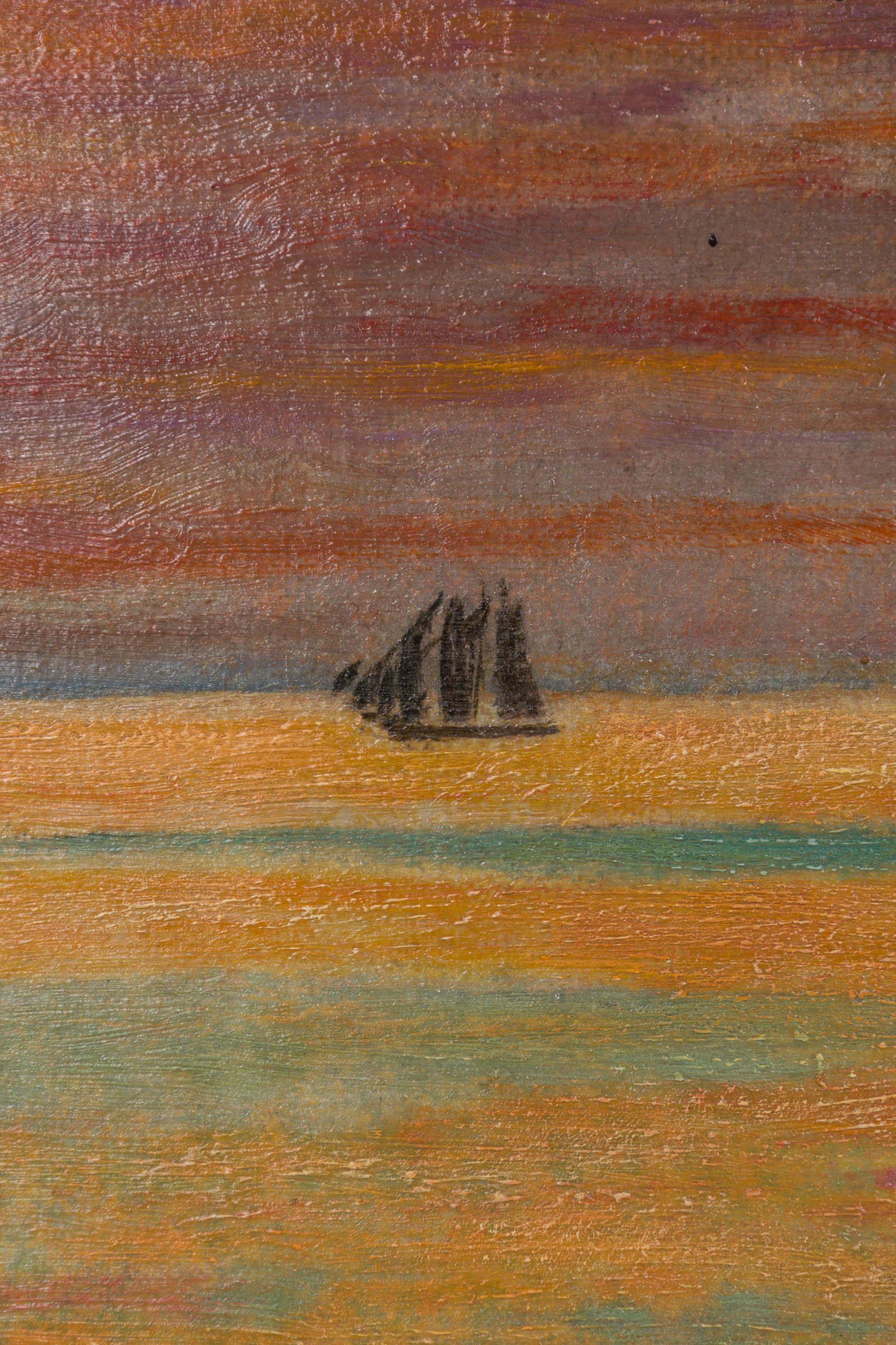 Hand-Painted Copy of American Impressionist 
