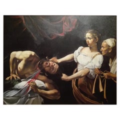 Copy of Caravaggio " Judith and Holofernes " 20th Century