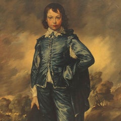 Copy of Gainsborough's "Blue Boy" Painting