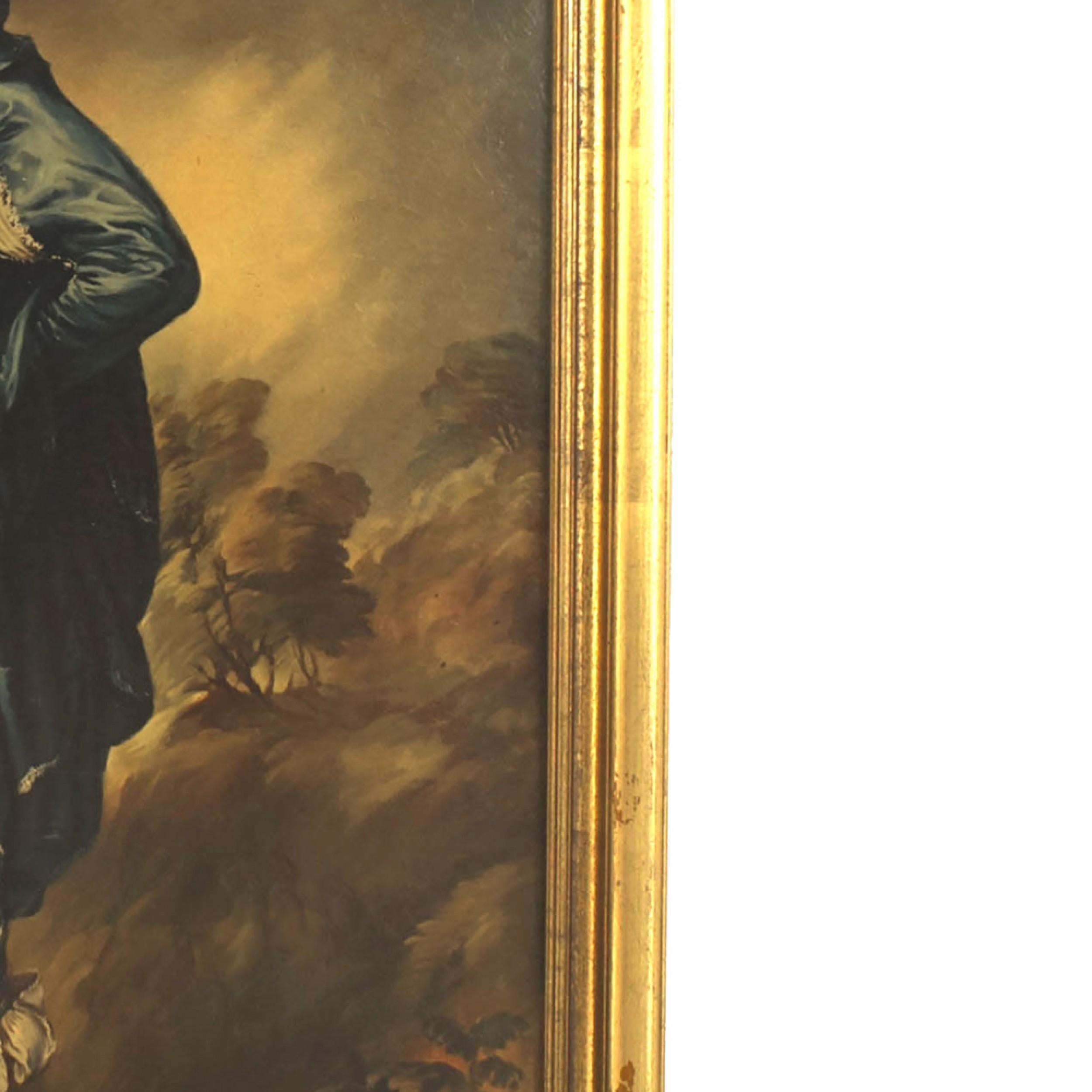 Georgien Exemplaire de la peinture « Blue Boy » de Gainsborough en vente