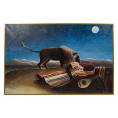 Copy of "Sleeping Gypsy" Painting
