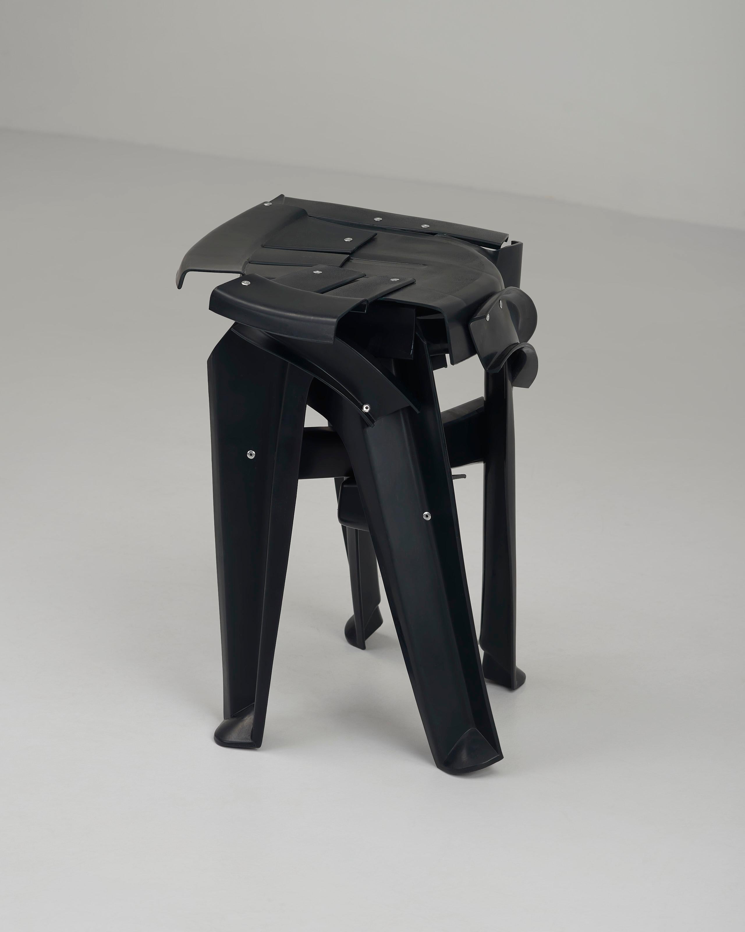 Néerlandais Tabouret Copytopia en plastique de Pierre Castignola en vert foncé en vente