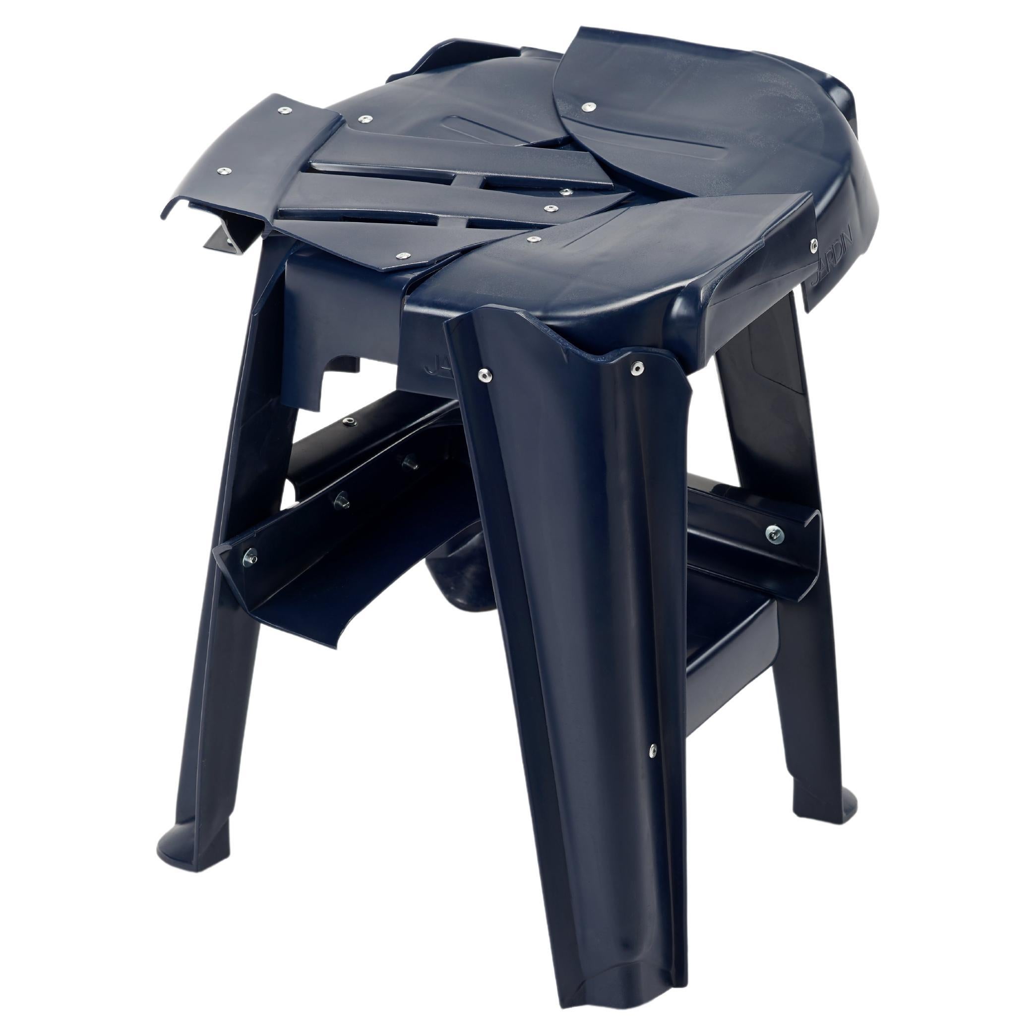 Copytopia Stool, Pierre Castignola, Dark Blue For Sale