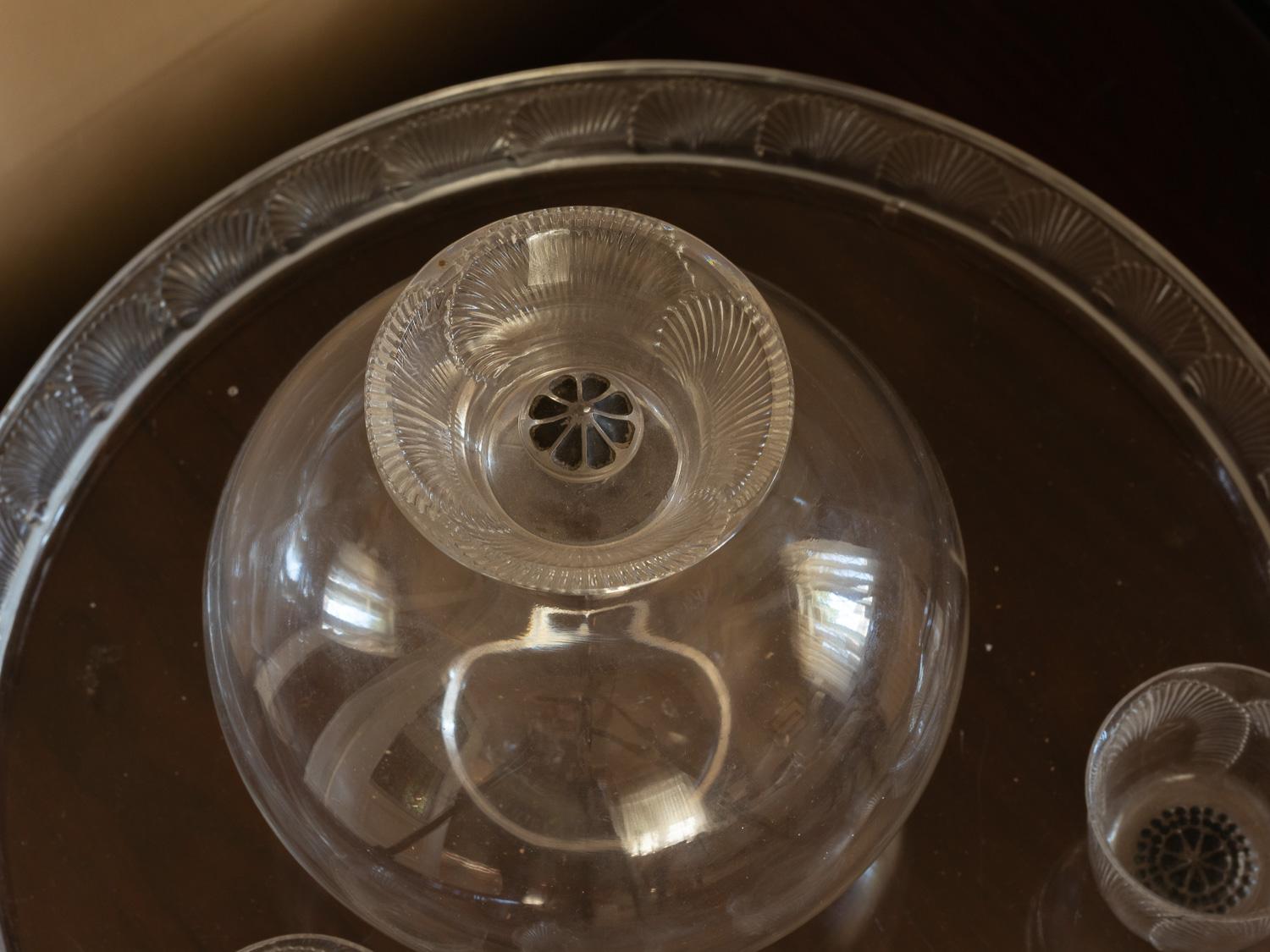 Coquelicot-Gläserservice von René Lalique, 1930er Jahre im Angebot 5