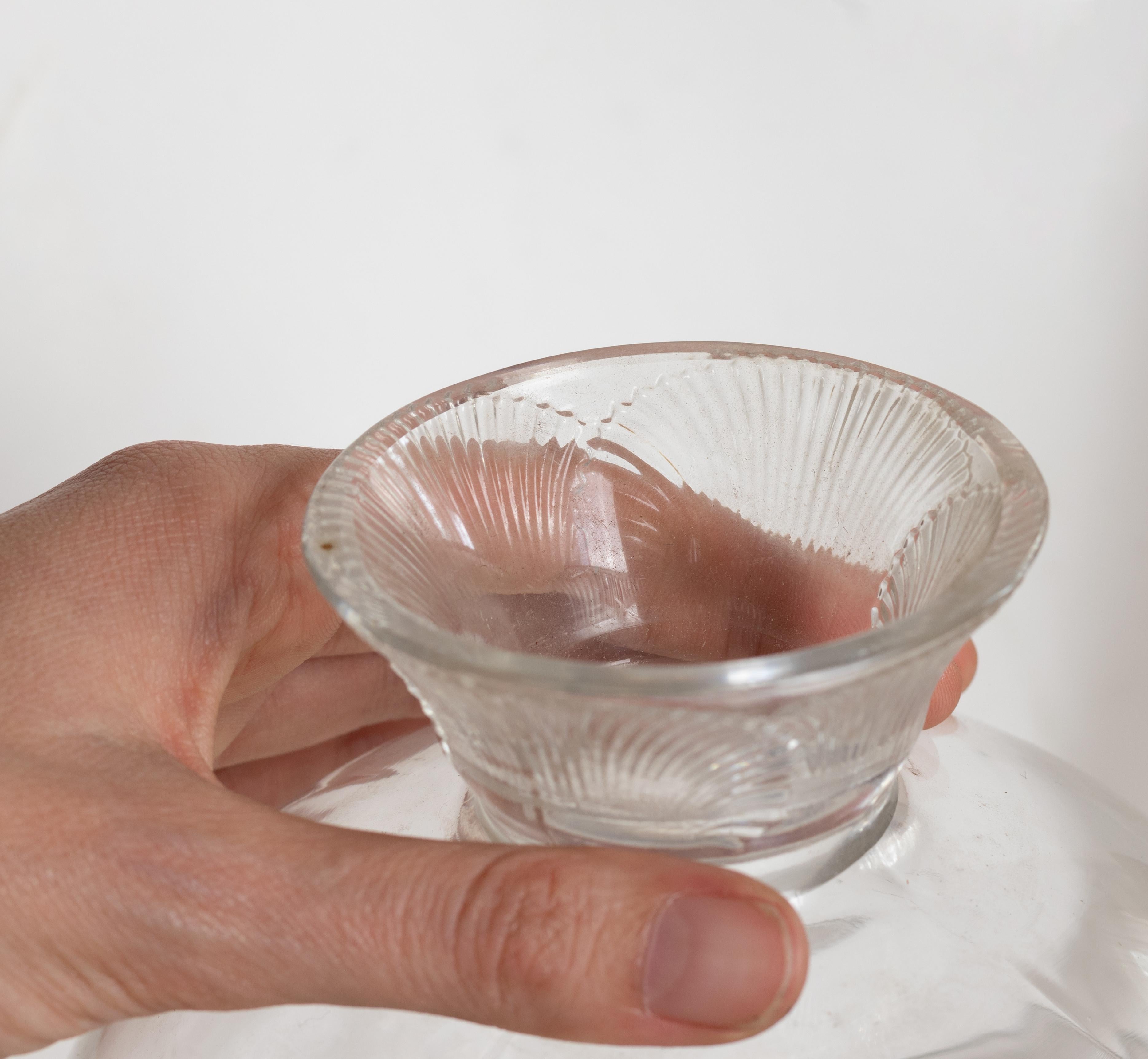 Coquelicot-Gläserservice von René Lalique, 1930er Jahre im Angebot 9