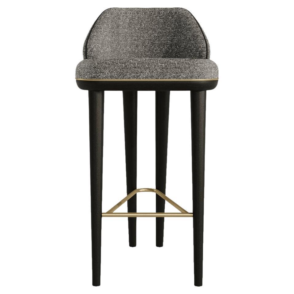 Hamilton and Salmon for Modern 'K700' Black Bar Stools at 1stDibs bar stools hamilton