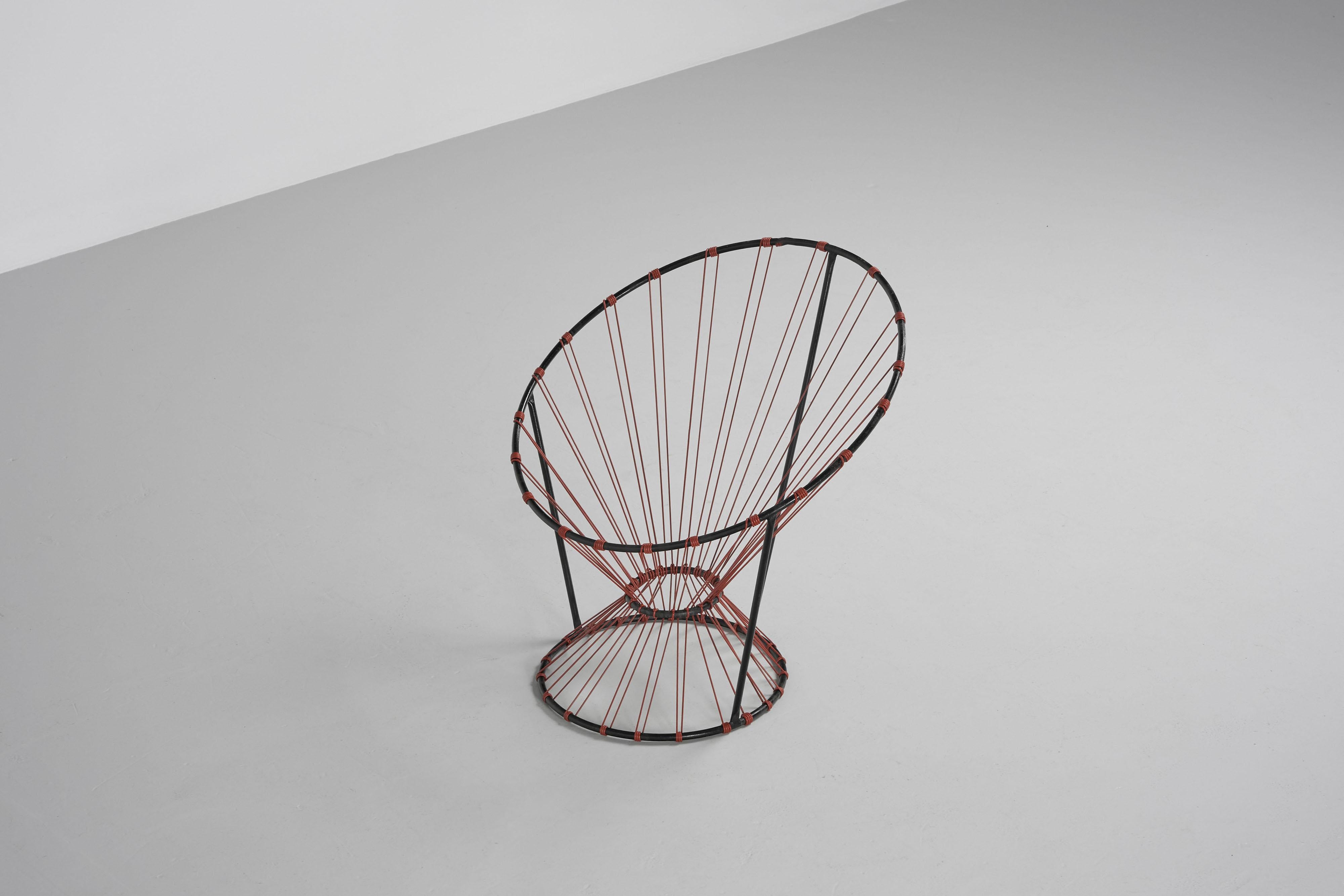 Coquetier chair by A.R.P. Guariche Motte Mortier France 1955 For Sale 4