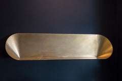 Coquillage Shelf in Brass by Julien Vidame